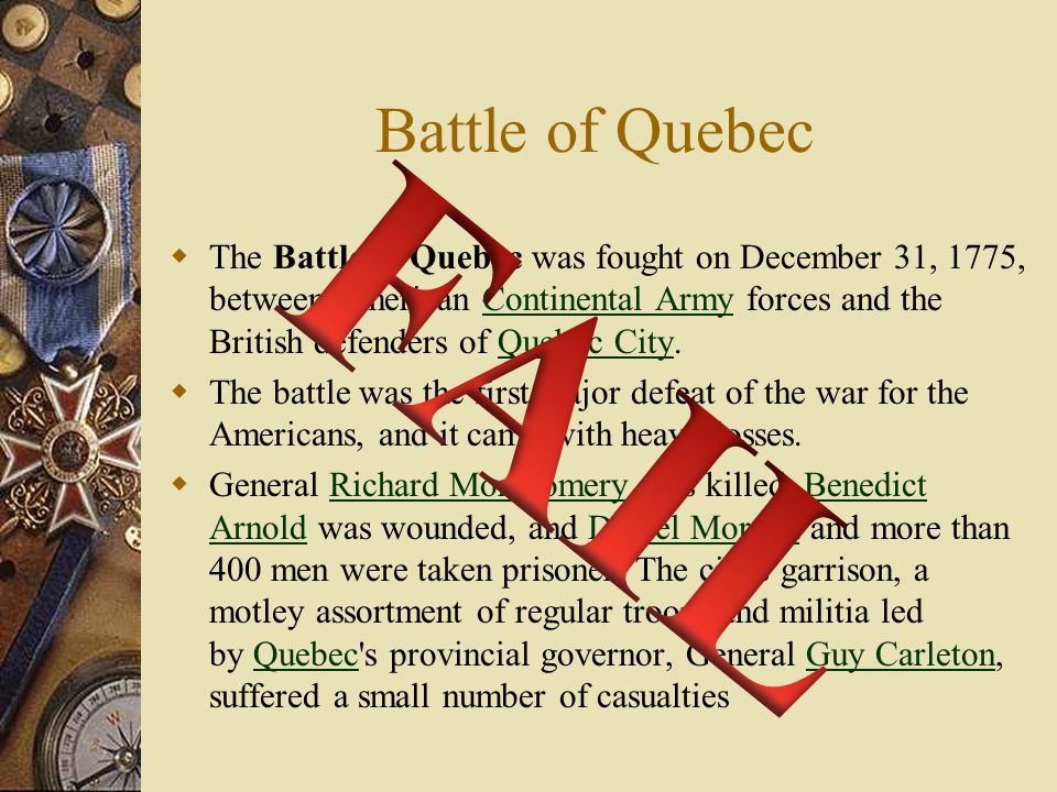 Battle Of Quebec